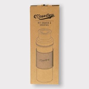 Mason tops Mason Jar Cocktail Shaker Kit NWT